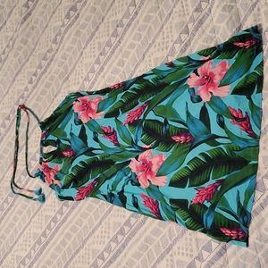 Small Tommy Bahama hibiscus halter dress